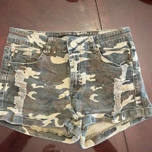 Rue21 Camouflage Shorts
